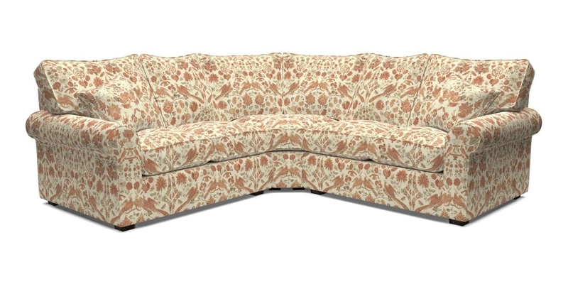 Upperton Corner Sofa RHF & LHF in Two Tone Plain Biscuit  - Loose cover option available