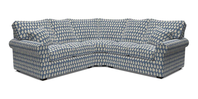 Upperton Corner Sofa RHF & LHF in Two Tone Plain Biscuit  - Loose cover option available