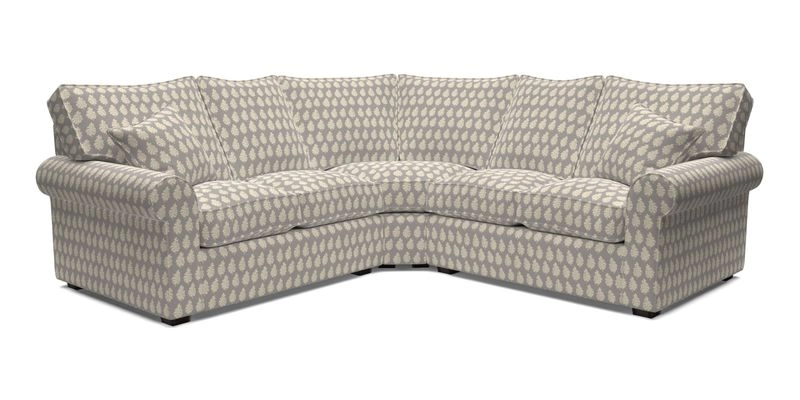 Upperton Corner Sofa RHF & LHF in Two Tone Plain Biscuit  - Loose cover option available
