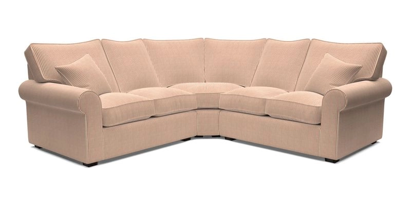 Upperton Corner Sofa RHF & LHF in Two Tone Plain Biscuit  - Loose cover option available