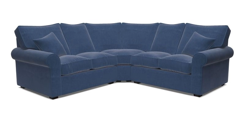 Upperton Corner Sofa RHF & LHF in Two Tone Plain Biscuit  - Loose cover option available