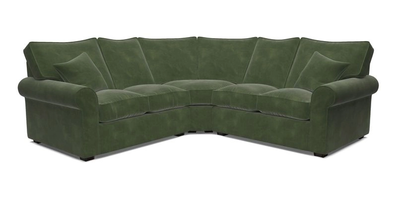 Upperton Corner Sofa RHF & LHF in Two Tone Plain Biscuit  - Loose cover option available
