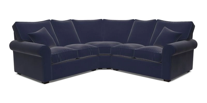 Upperton Corner Sofa RHF & LHF in Two Tone Plain Biscuit  - Loose cover option available