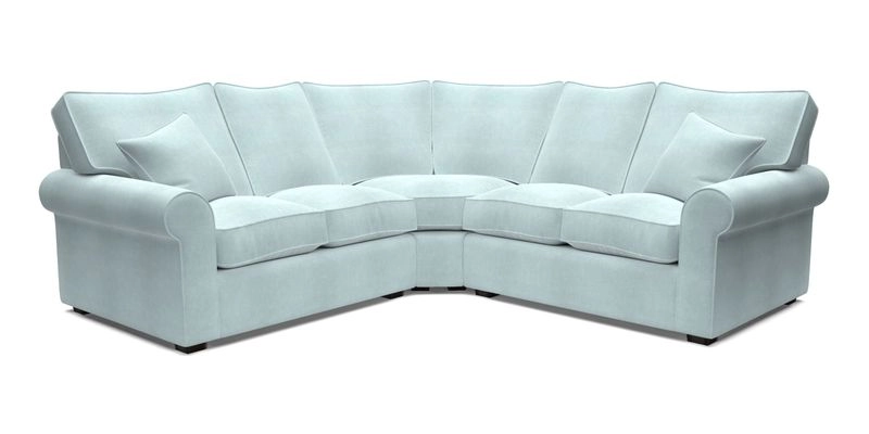 Upperton Corner Sofa RHF & LHF in Two Tone Plain Biscuit  - Loose cover option available