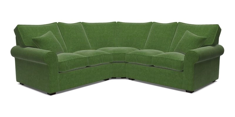 Upperton Corner Sofa RHF & LHF in Two Tone Plain Biscuit  - Loose cover option available