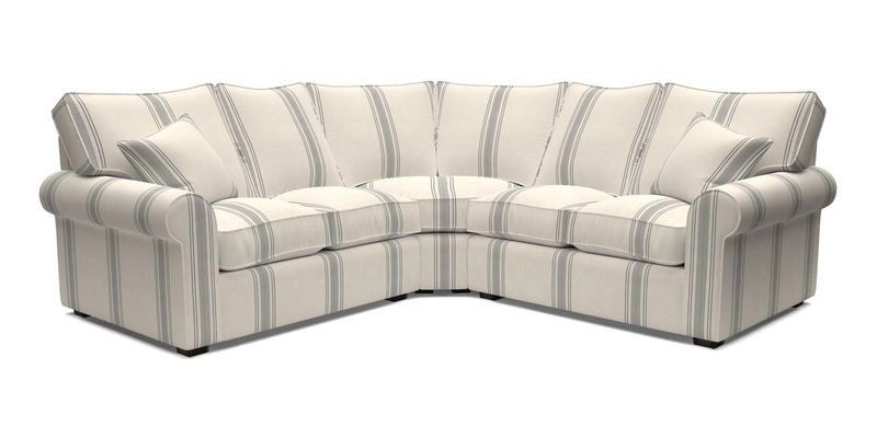Upperton Corner Sofa RHF & LHF in Two Tone Plain Biscuit  - Loose cover option available