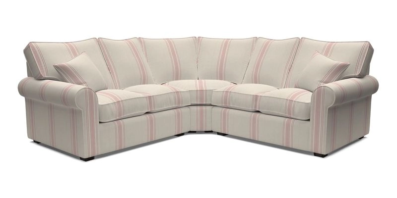 Upperton Corner Sofa RHF & LHF in Two Tone Plain Biscuit  - Loose cover option available