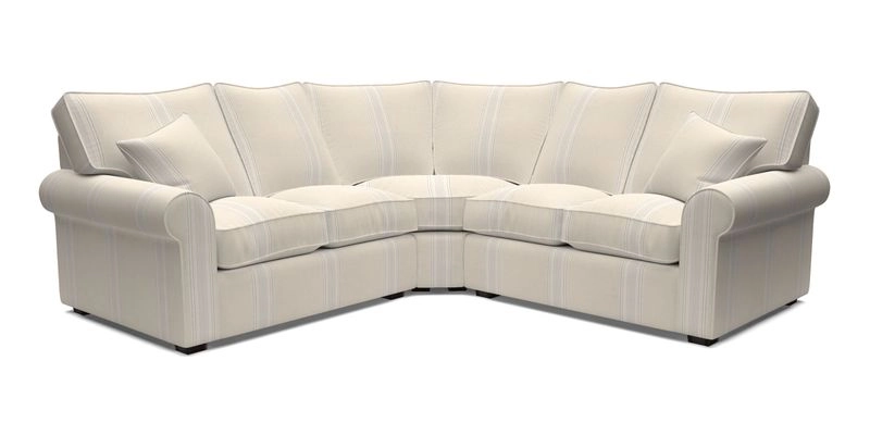 Upperton Corner Sofa RHF & LHF in Two Tone Plain Biscuit  - Loose cover option available