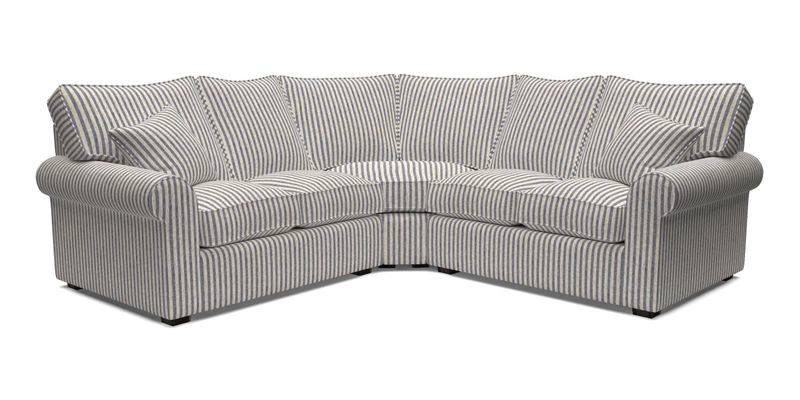 Upperton Corner Sofa RHF & LHF in Two Tone Plain Biscuit  - Loose cover option available