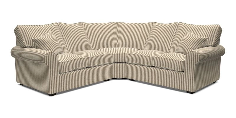 Upperton Corner Sofa RHF & LHF in Two Tone Plain Biscuit  - Loose cover option available