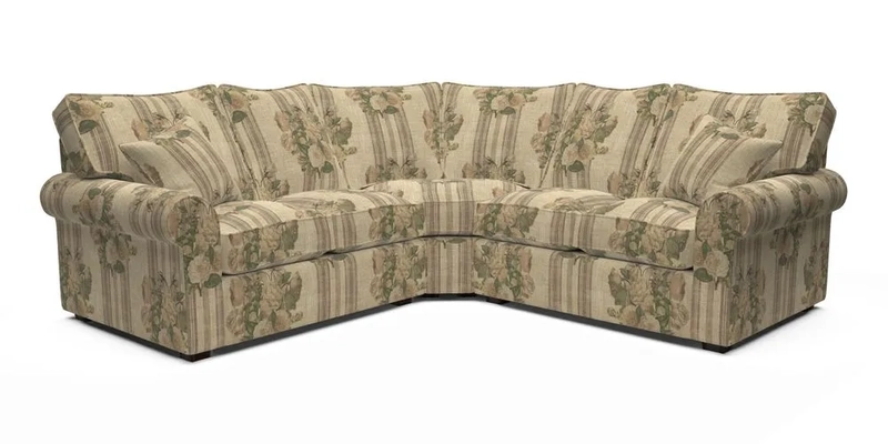 Upperton Corner Sofa RHF & LHF in Two Tone Plain Biscuit  - Loose cover option available