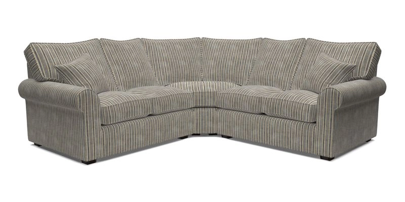Upperton Corner Sofa RHF & LHF in Two Tone Plain Biscuit  - Loose cover option available