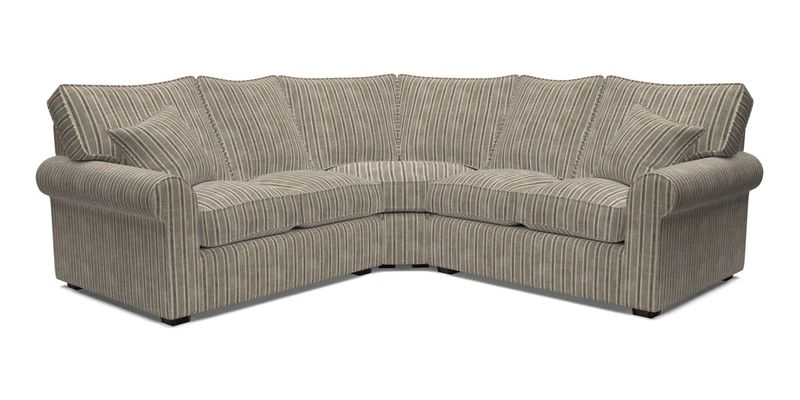 Upperton Corner Sofa RHF & LHF in Two Tone Plain Biscuit  - Loose cover option available