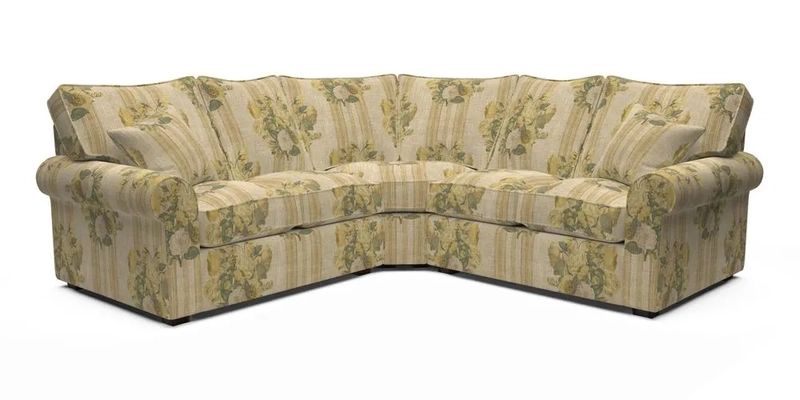 Upperton Corner Sofa RHF & LHF in Two Tone Plain Biscuit  - Loose cover option available