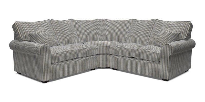 Upperton Corner Sofa RHF & LHF in Two Tone Plain Biscuit  - Loose cover option available