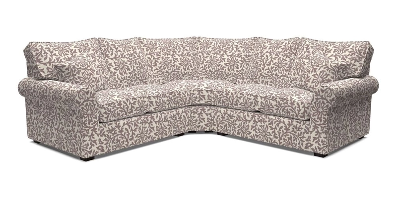 Upperton Corner Sofa RHF & LHF in Two Tone Plain Biscuit  - Loose cover option available