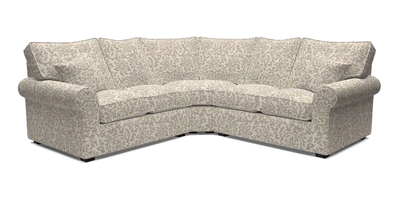 Upperton Corner Sofa RHF & LHF in Two Tone Plain Biscuit  - Loose cover option available