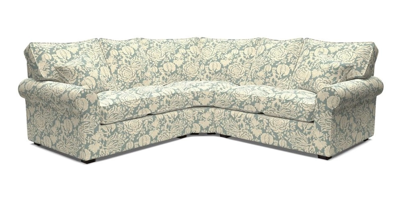 Upperton Corner Sofa RHF & LHF in Two Tone Plain Biscuit  - Loose cover option available