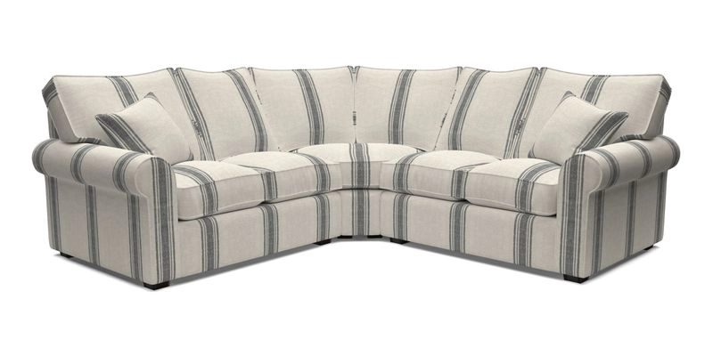 Upperton Corner Sofa RHF & LHF in Two Tone Plain Biscuit  - Loose cover option available