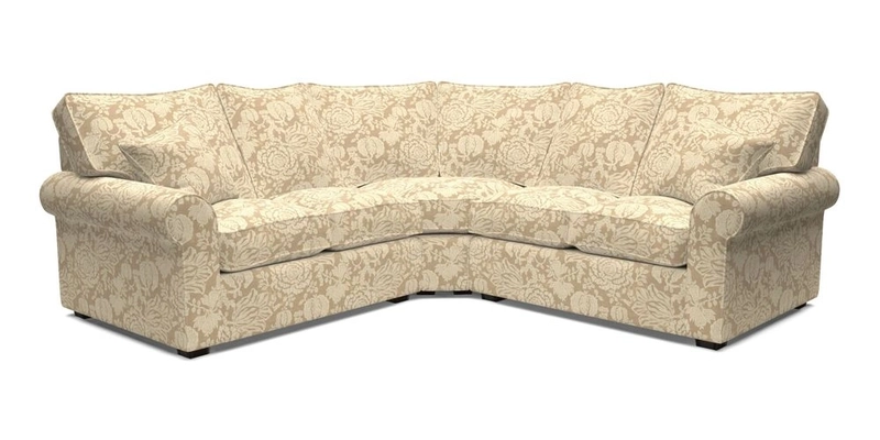 Upperton Corner Sofa RHF & LHF in Two Tone Plain Biscuit  - Loose cover option available