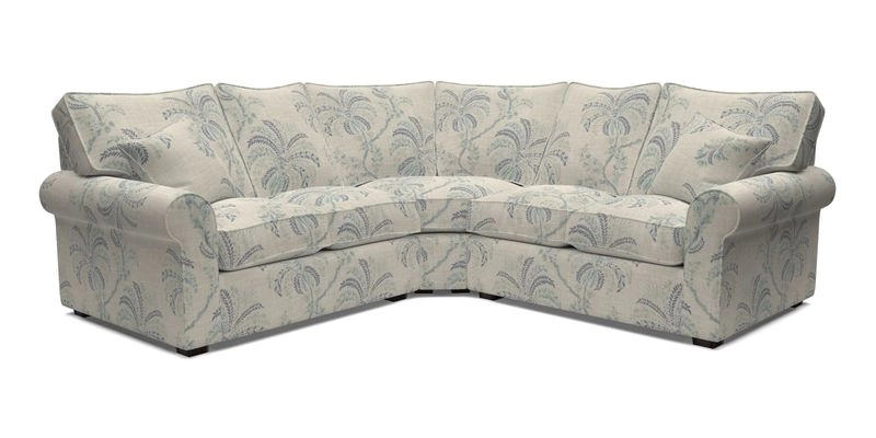 Upperton Corner Sofa RHF & LHF in Two Tone Plain Biscuit  - Loose cover option available