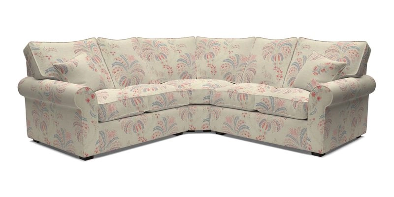 Upperton Corner Sofa RHF & LHF in Two Tone Plain Biscuit  - Loose cover option available