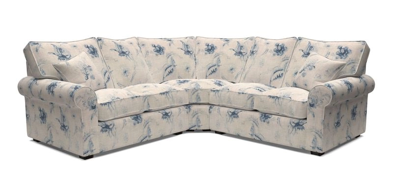 Upperton Corner Sofa RHF & LHF in Two Tone Plain Biscuit  - Loose cover option available