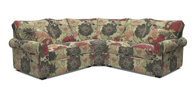 Upperton Corner Sofa RHF & LHF in Two Tone Plain Biscuit  - Loose cover option available