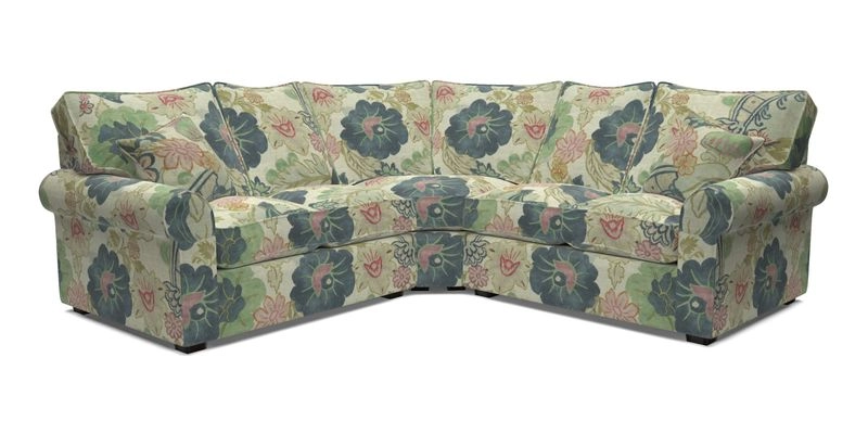 Upperton Corner Sofa RHF & LHF in Two Tone Plain Biscuit  - Loose cover option available