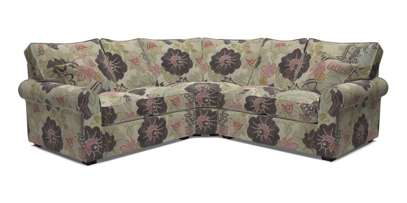 Upperton Corner Sofa RHF & LHF in Two Tone Plain Biscuit  - Loose cover option available