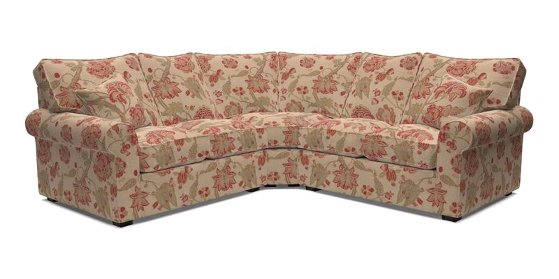 Upperton Corner Sofa RHF & LHF in Two Tone Plain Biscuit  - Loose cover option available