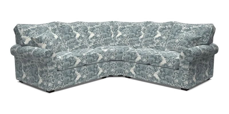 Upperton Corner Sofa RHF & LHF in Two Tone Plain Biscuit  - Loose cover option available