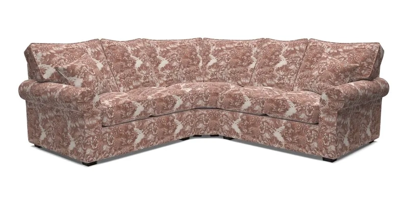 Upperton Corner Sofa RHF & LHF in Two Tone Plain Biscuit  - Loose cover option available