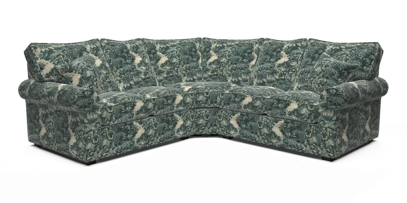 Upperton Corner Sofa RHF & LHF in Two Tone Plain Biscuit  - Loose cover option available