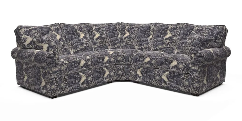 Upperton Corner Sofa RHF & LHF in Two Tone Plain Biscuit  - Loose cover option available