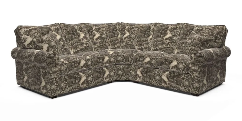 Upperton Corner Sofa RHF & LHF in Two Tone Plain Biscuit  - Loose cover option available