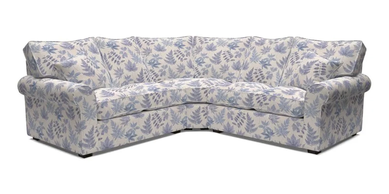 Upperton Corner Sofa RHF & LHF in Two Tone Plain Biscuit  - Loose cover option available
