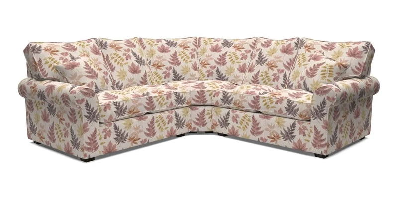 Upperton Corner Sofa RHF & LHF in Two Tone Plain Biscuit  - Loose cover option available