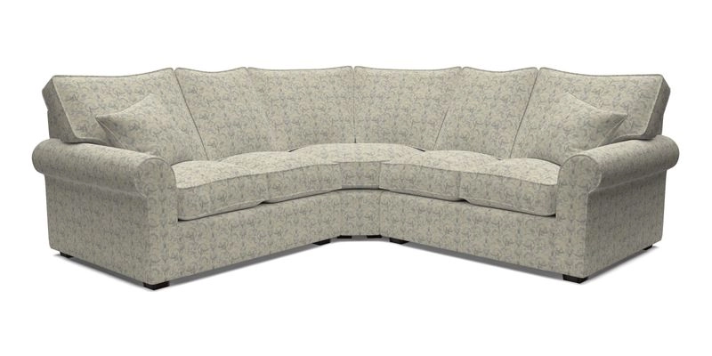 Upperton Corner Sofa RHF & LHF in Two Tone Plain Biscuit  - Loose cover option available