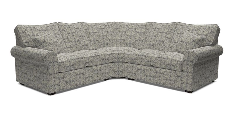 Upperton Corner Sofa RHF & LHF in Two Tone Plain Biscuit  - Loose cover option available