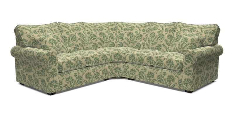 Upperton Corner Sofa RHF & LHF in Two Tone Plain Biscuit  - Loose cover option available