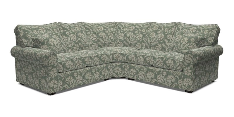 Upperton Corner Sofa RHF & LHF in Two Tone Plain Biscuit  - Loose cover option available