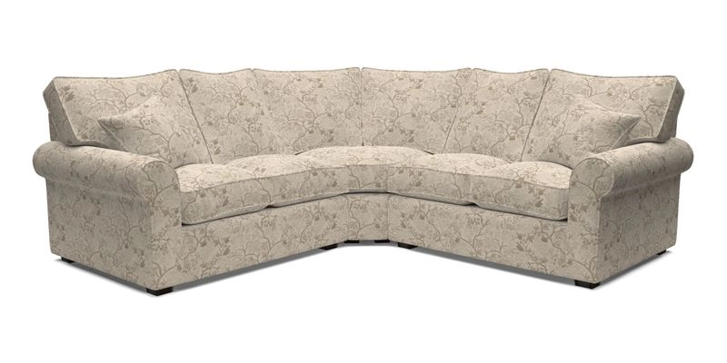 Upperton Corner Sofa RHF & LHF in Two Tone Plain Biscuit  - Loose cover option available