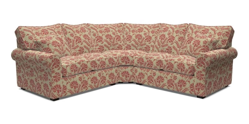 Upperton Corner Sofa RHF & LHF in Two Tone Plain Biscuit  - Loose cover option available