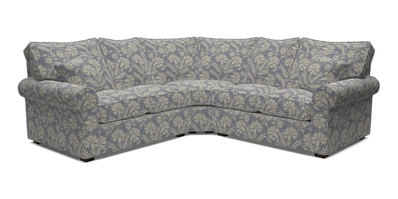 Upperton Corner Sofa RHF & LHF in Two Tone Plain Biscuit  - Loose cover option available