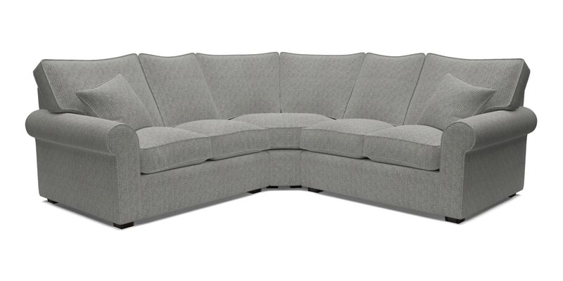 Upperton Corner Sofa RHF & LHF in Two Tone Plain Biscuit  - Loose cover option available