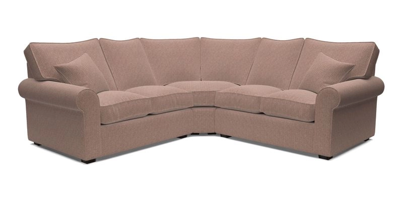 Upperton Corner Sofa RHF & LHF in Two Tone Plain Biscuit  - Loose cover option available