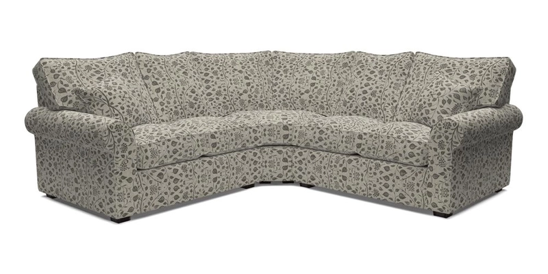 Upperton Corner Sofa RHF & LHF in Two Tone Plain Biscuit  - Loose cover option available