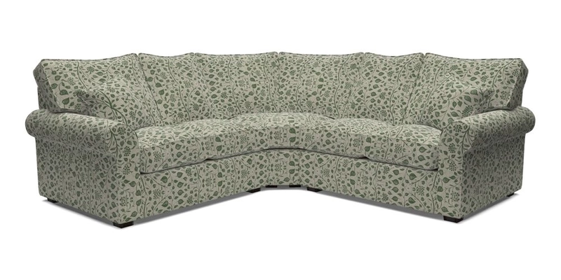 Upperton Corner Sofa RHF & LHF in Two Tone Plain Biscuit  - Loose cover option available