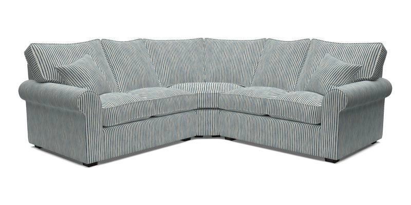 Upperton Corner Sofa RHF & LHF in Two Tone Plain Biscuit  - Loose cover option available